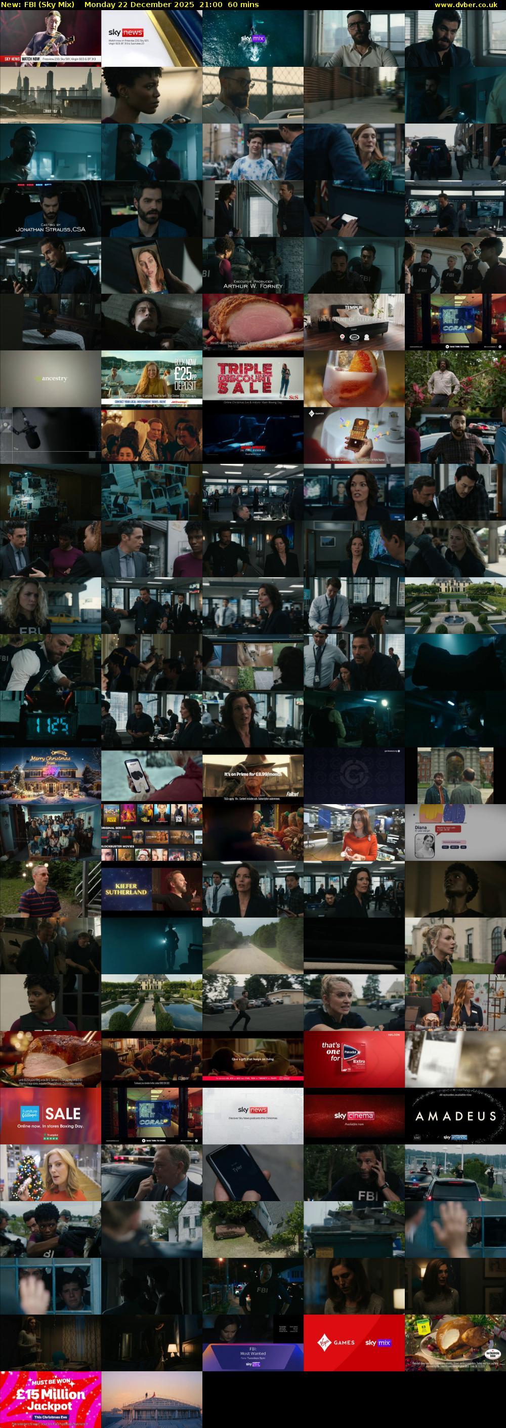 FBI (Sky Mix) Monday 22 December 2025 21:00 - 22:00