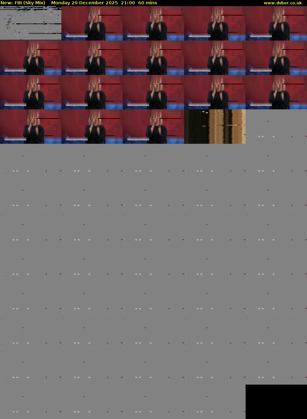FBI (Sky Mix) Monday 29 December 2025 21:00 - 22:00