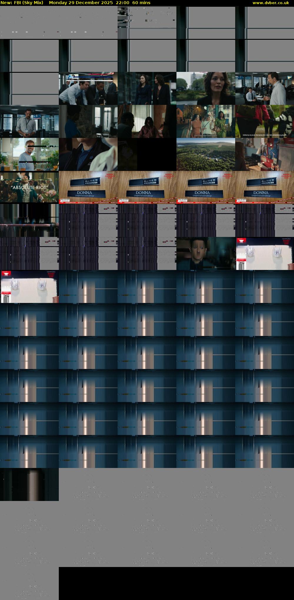 FBI (Sky Mix) Monday 29 December 2025 22:00 - 23:00