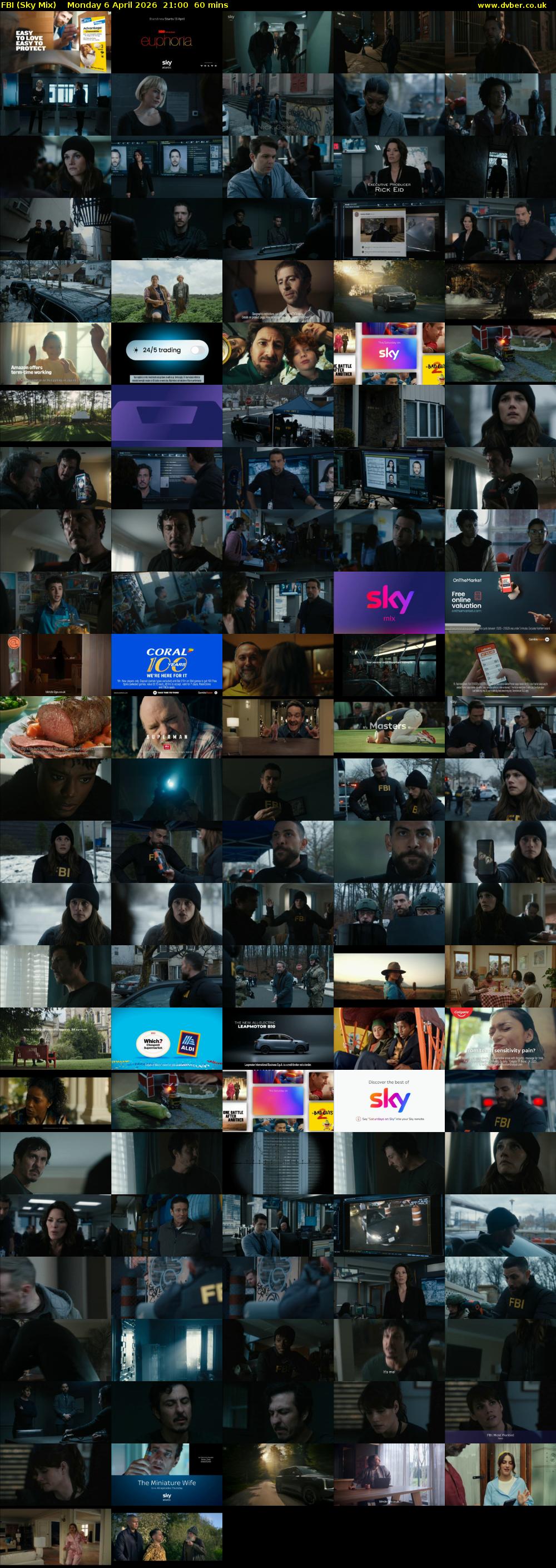 FBI (Sky Mix) Monday 6 April 2026 21:00 - 22:00