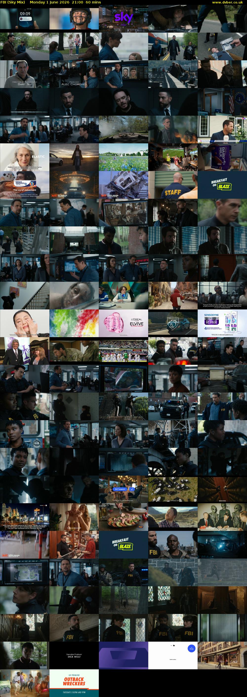 FBI (Sky Mix) Monday 1 June 2026 21:00 - 22:00