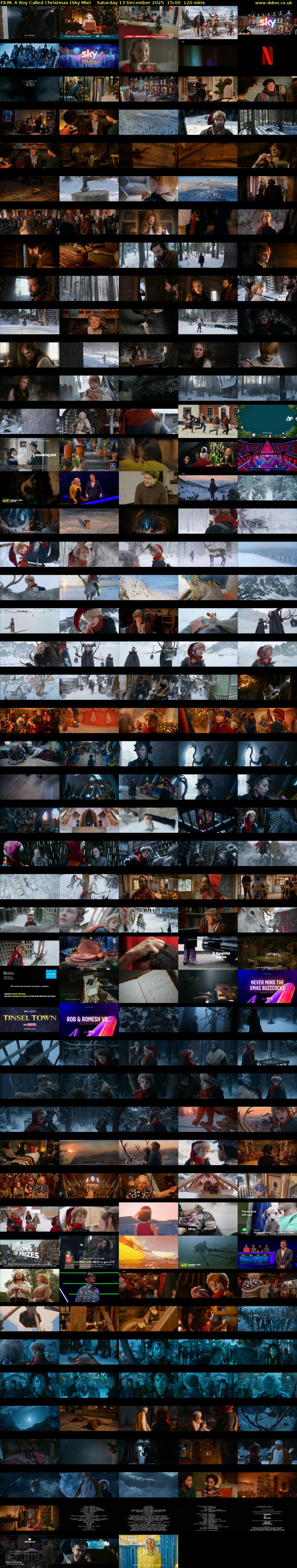 FILM: A Boy Called Christmas (Sky Mix) Saturday 13 December 2025 15:00 - 17:00