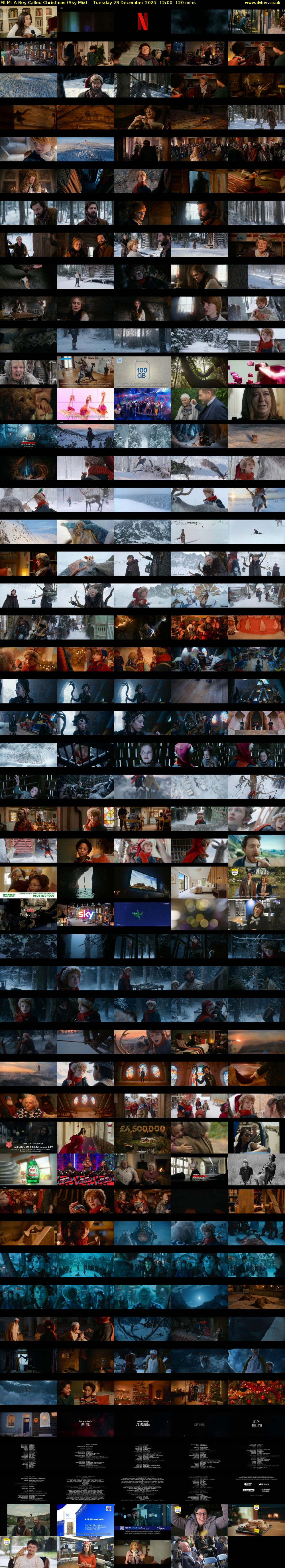 FILM: A Boy Called Christmas (Sky Mix) Tuesday 23 December 2025 12:00 - 14:00