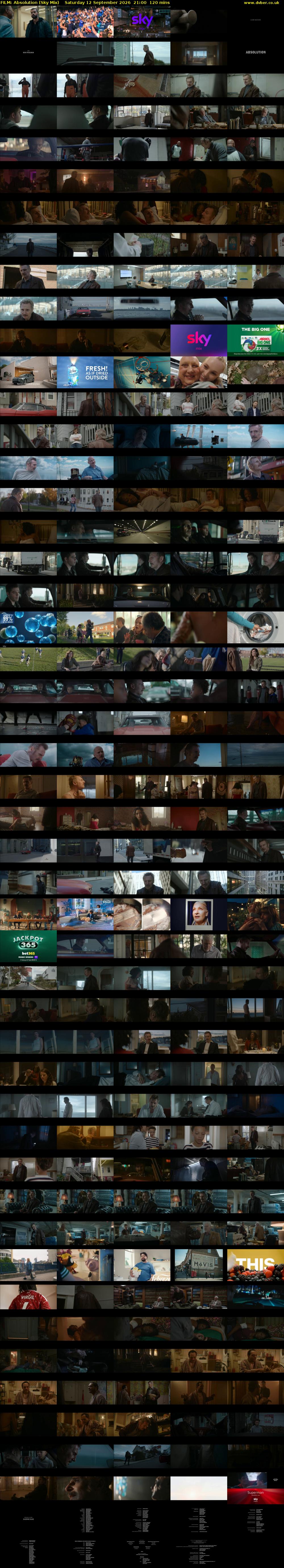 FILM: Absolution (Sky Mix) Saturday 12 September 2026 21:00 - 23:00