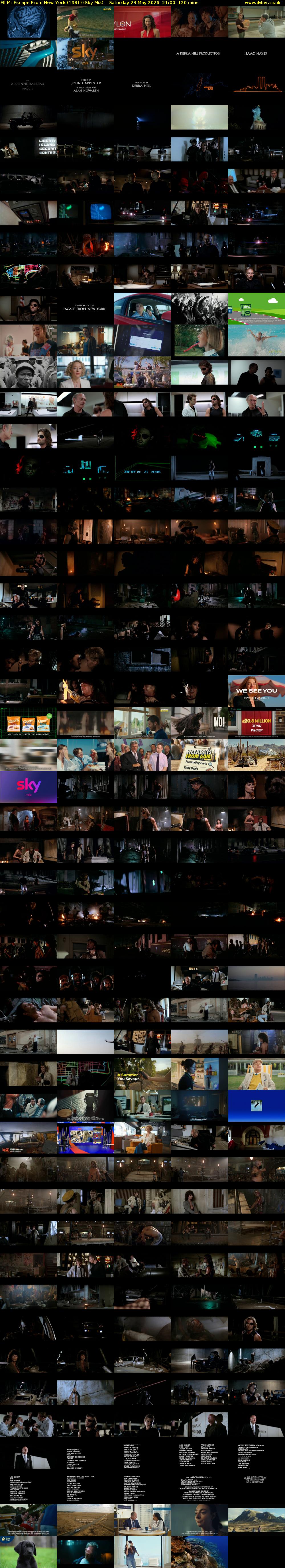 FILM: Escape From New York (1981) (Sky Mix) Saturday 23 May 2026 21:00 - 23:00