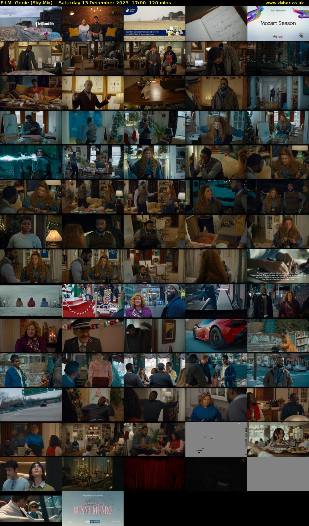 FILM: Genie (Sky Mix) Saturday 13 December 2025 17:00 - 19:00