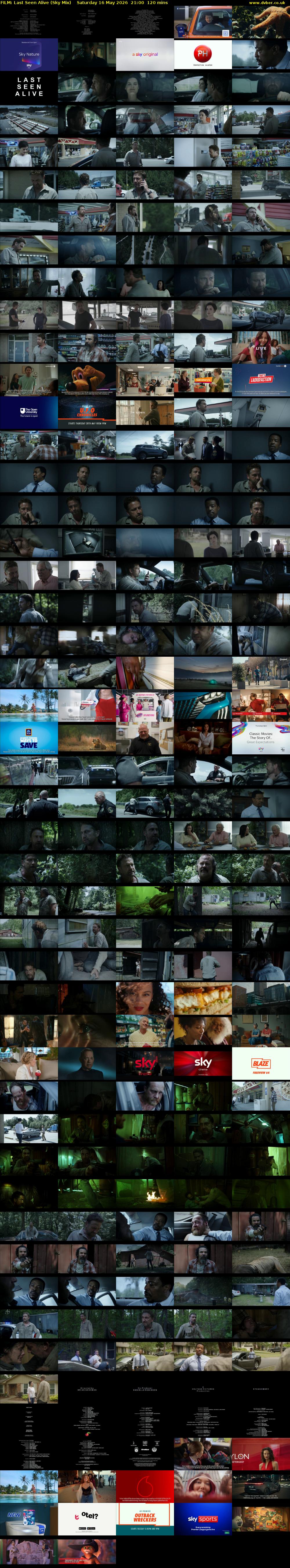 FILM: Last Seen Alive (Sky Mix) Saturday 16 May 2026 21:00 - 23:00