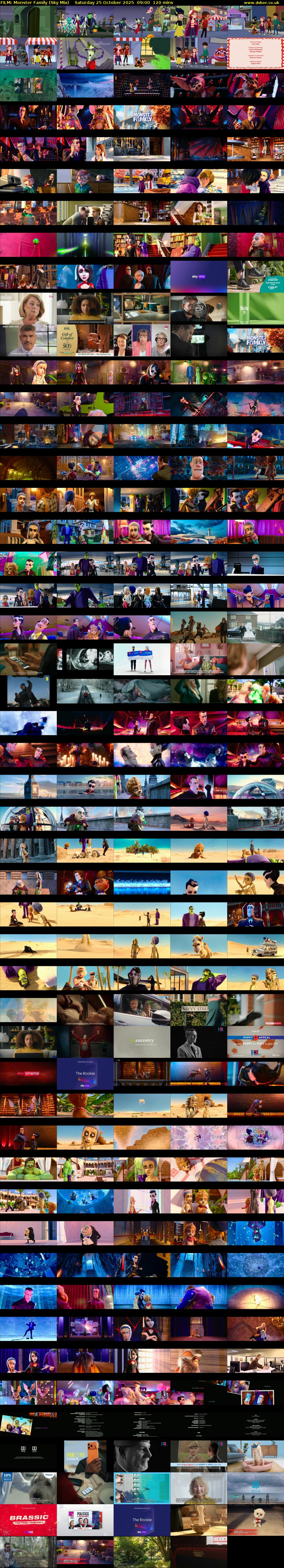 FILM: Monster Family (Sky Mix) Saturday 25 October 2025 09:00 - 11:00