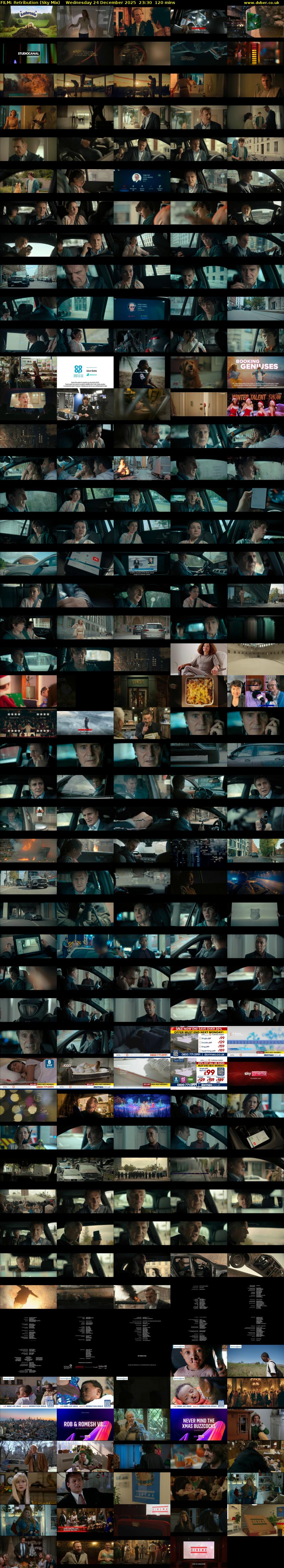 FILM: Retribution (Sky Mix) Wednesday 24 December 2025 23:30 - 01:30