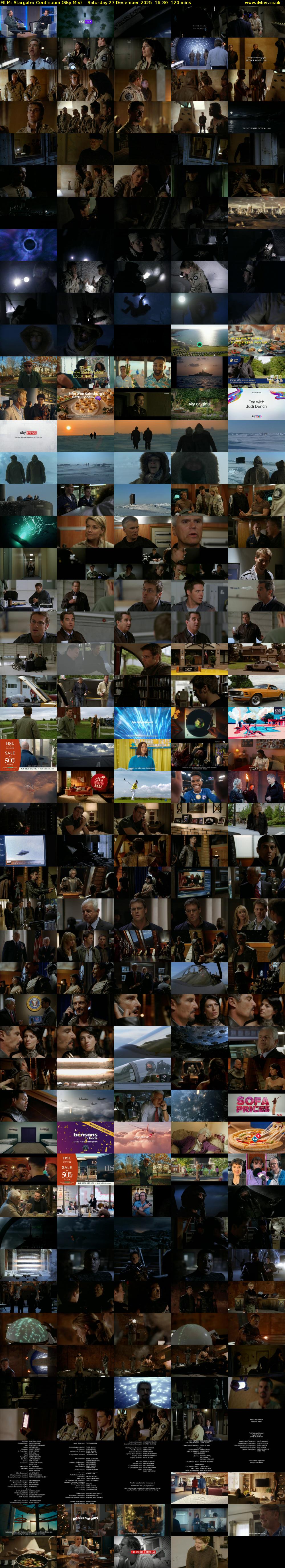 FILM: Stargate: Continuum (Sky Mix) Saturday 27 December 2025 16:30 - 18:30