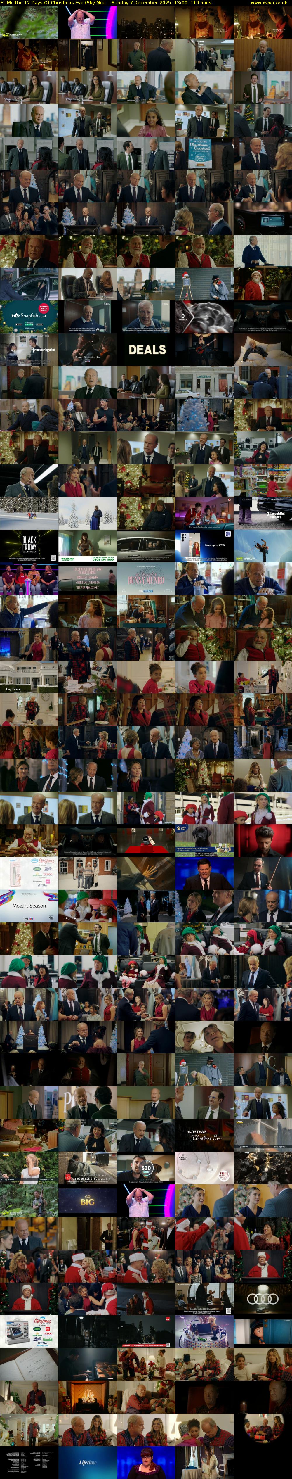FILM: The 12 Days Of Christmas Eve (Sky Mix) Sunday 7 December 2025 13:00 - 14:50