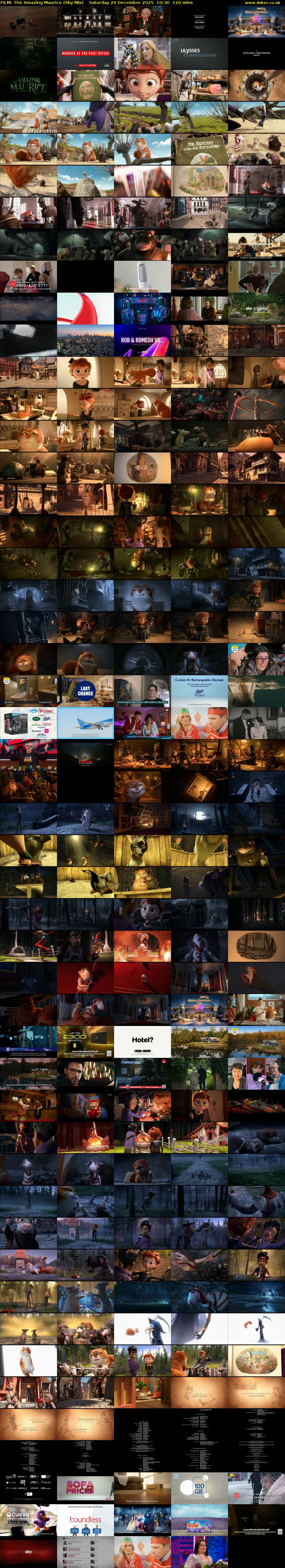 FILM: The Amazing Maurice (Sky Mix) Saturday 20 December 2025 10:30 - 12:30