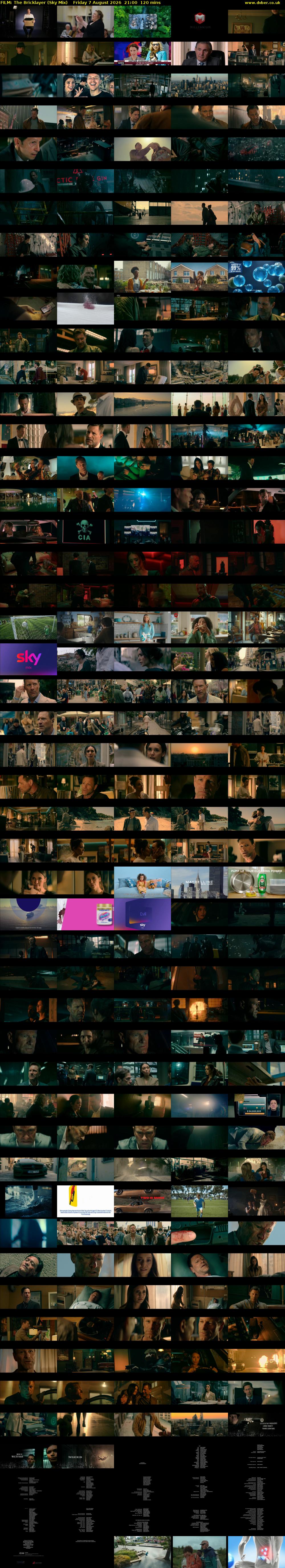 FILM: The Bricklayer (Sky Mix) Friday 7 August 2026 21:00 - 23:00