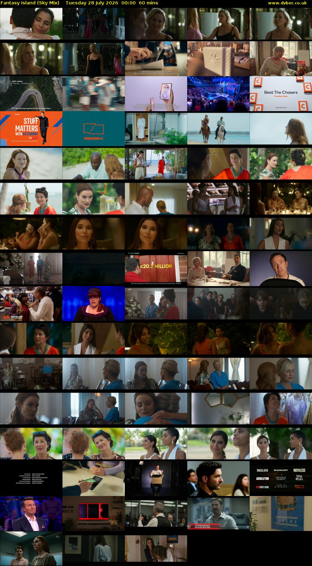 Fantasy Island (Sky Mix) Tuesday 28 July 2026 00:00 - 01:00