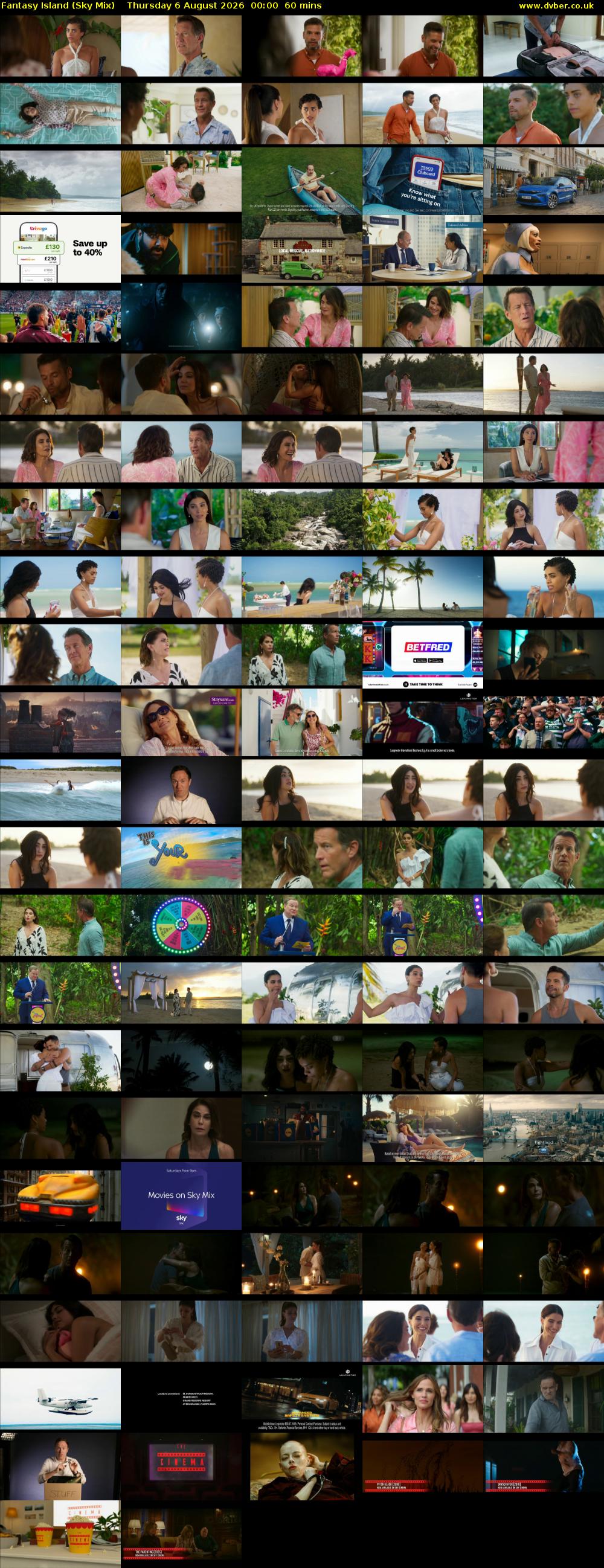 Fantasy Island (Sky Mix) Thursday 6 August 2026 00:00 - 01:00