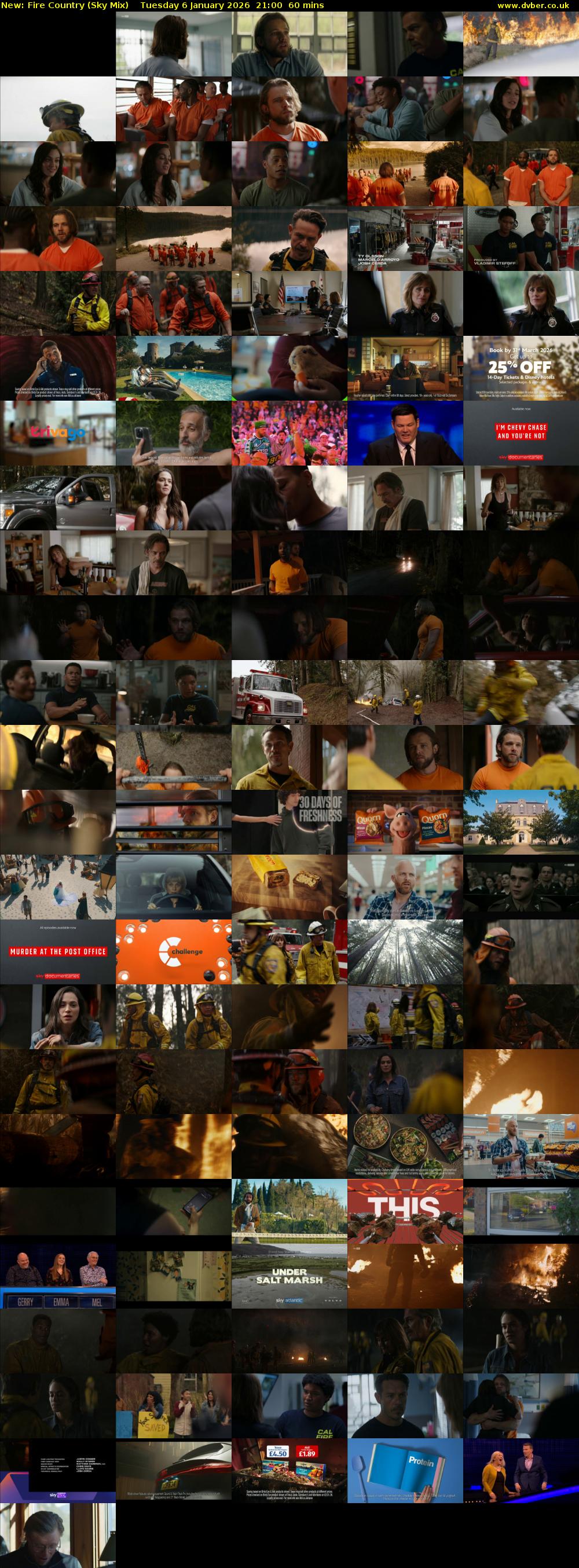 Fire Country (Sky Mix) Tuesday 6 January 2026 21:00 - 22:00