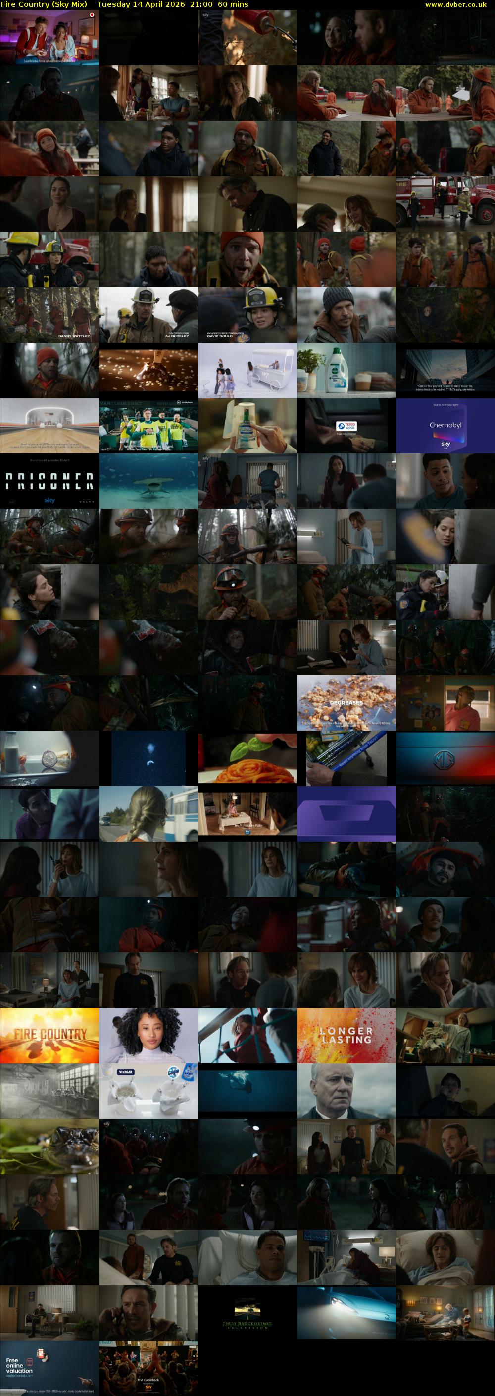Fire Country (Sky Mix) Tuesday 14 April 2026 21:00 - 22:00