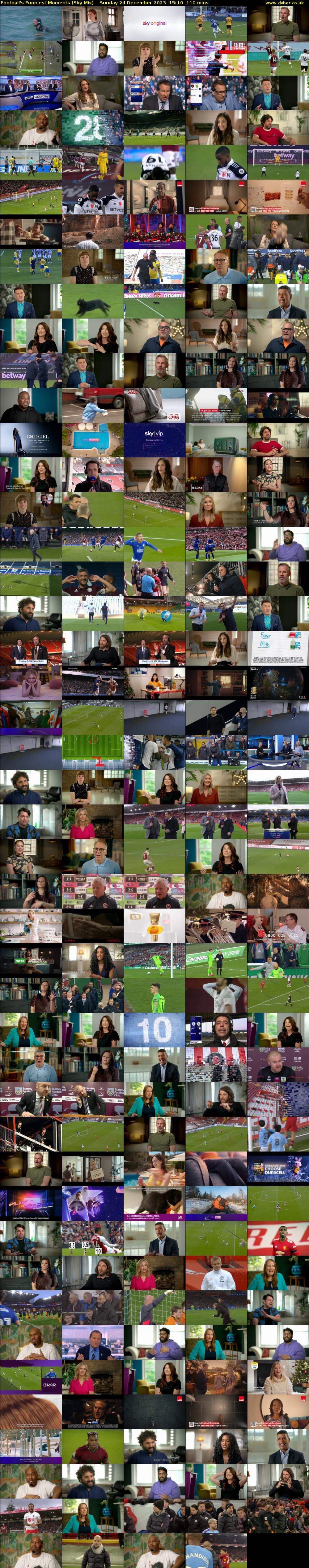Football's Funniest Moments (Sky Mix) Sunday 24 December 2023 15:10 - 17:00