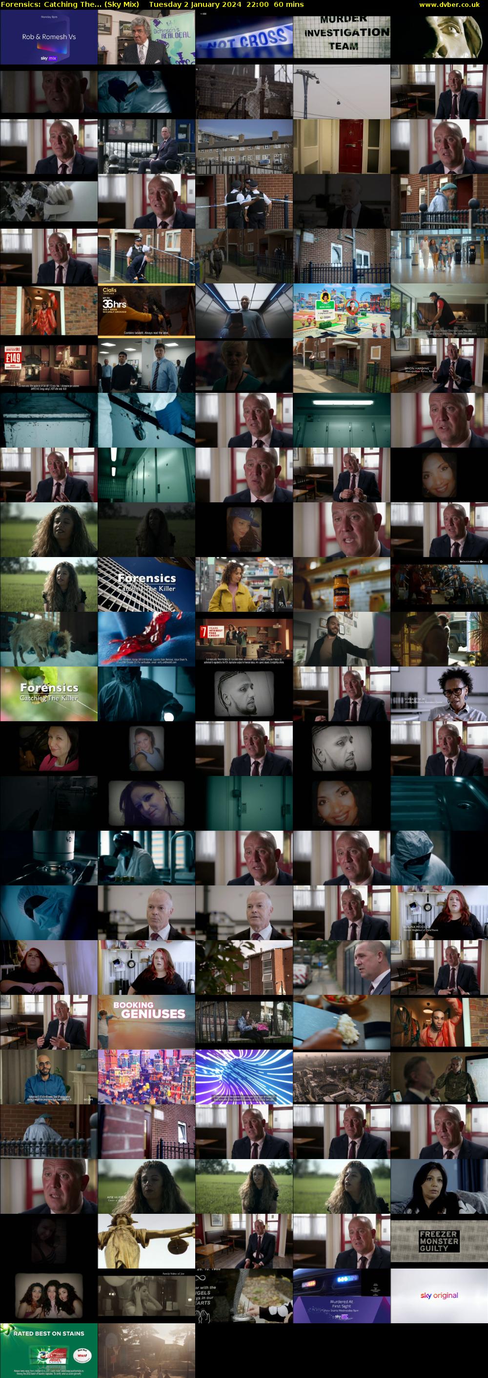 Forensics: Catching The... (Sky Mix) Tuesday 2 January 2024 22:00 - 23:00
