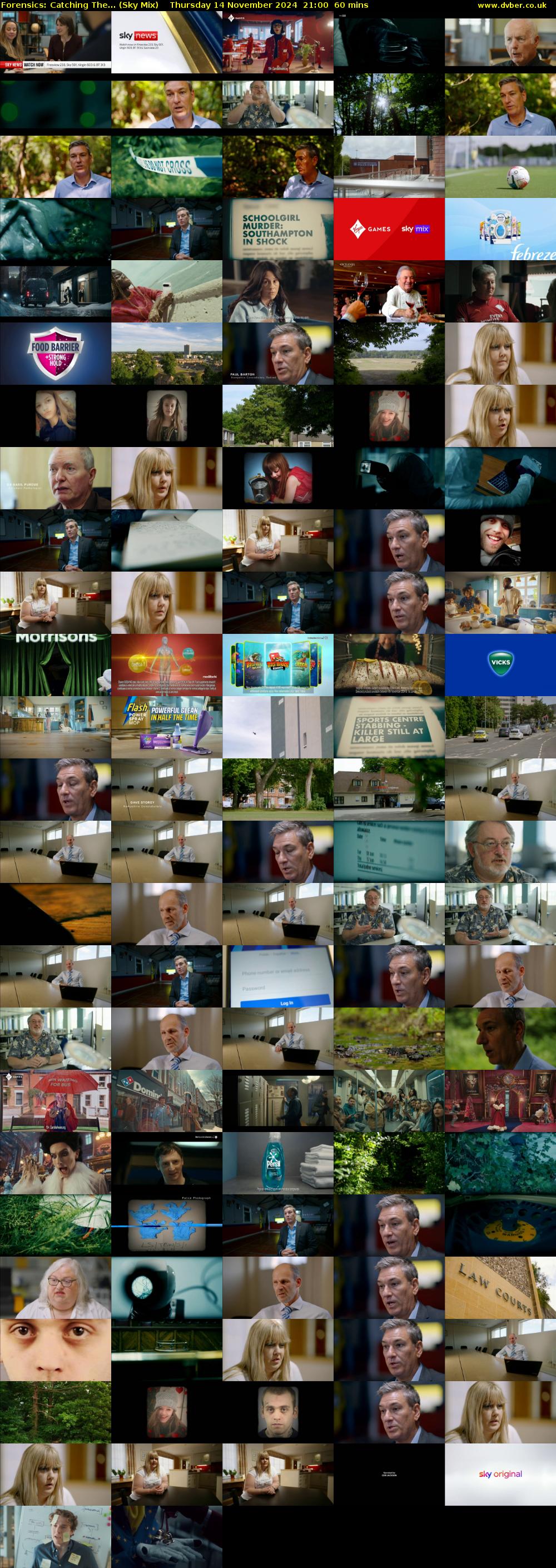 Forensics: Catching The... (Sky Mix) Thursday 14 November 2024 21:00 - 22:00