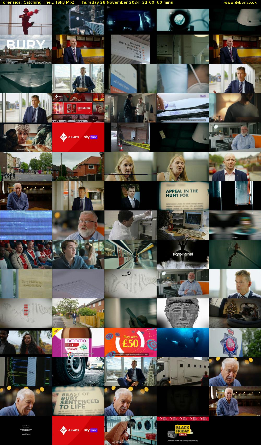 Forensics: Catching The... (Sky Mix) Thursday 28 November 2024 22:00 - 23:00