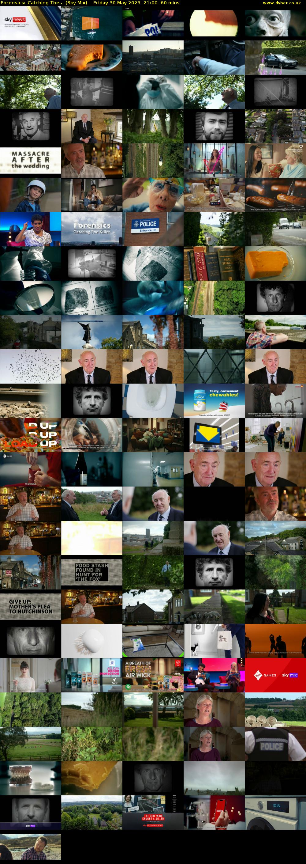 Forensics: Catching The... (Sky Mix) Friday 30 May 2025 21:00 - 22:00