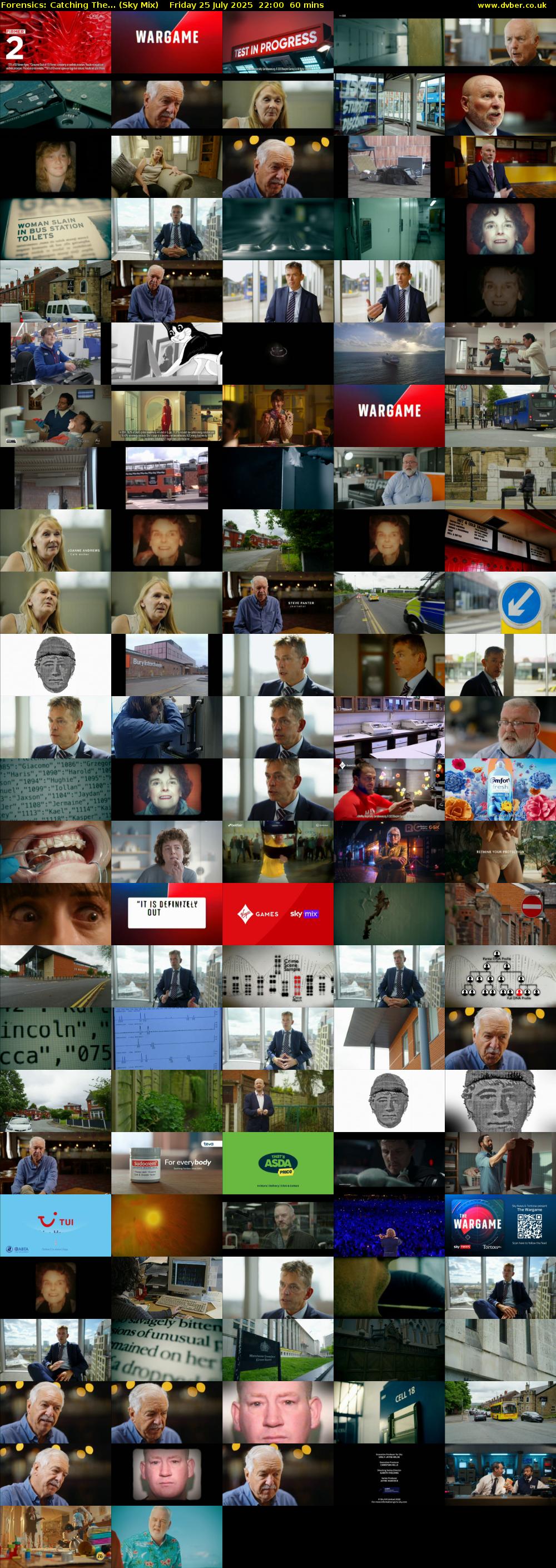 Forensics: Catching The... (Sky Mix) Friday 25 July 2025 22:00 - 23:00
