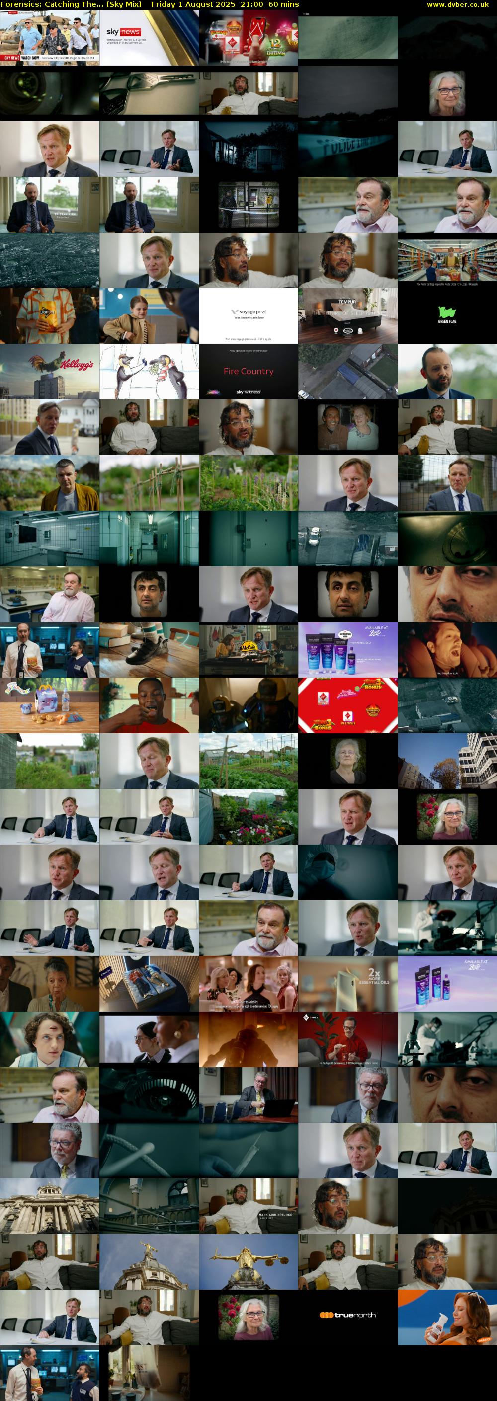 Forensics: Catching The... (Sky Mix) Friday 1 August 2025 21:00 - 22:00