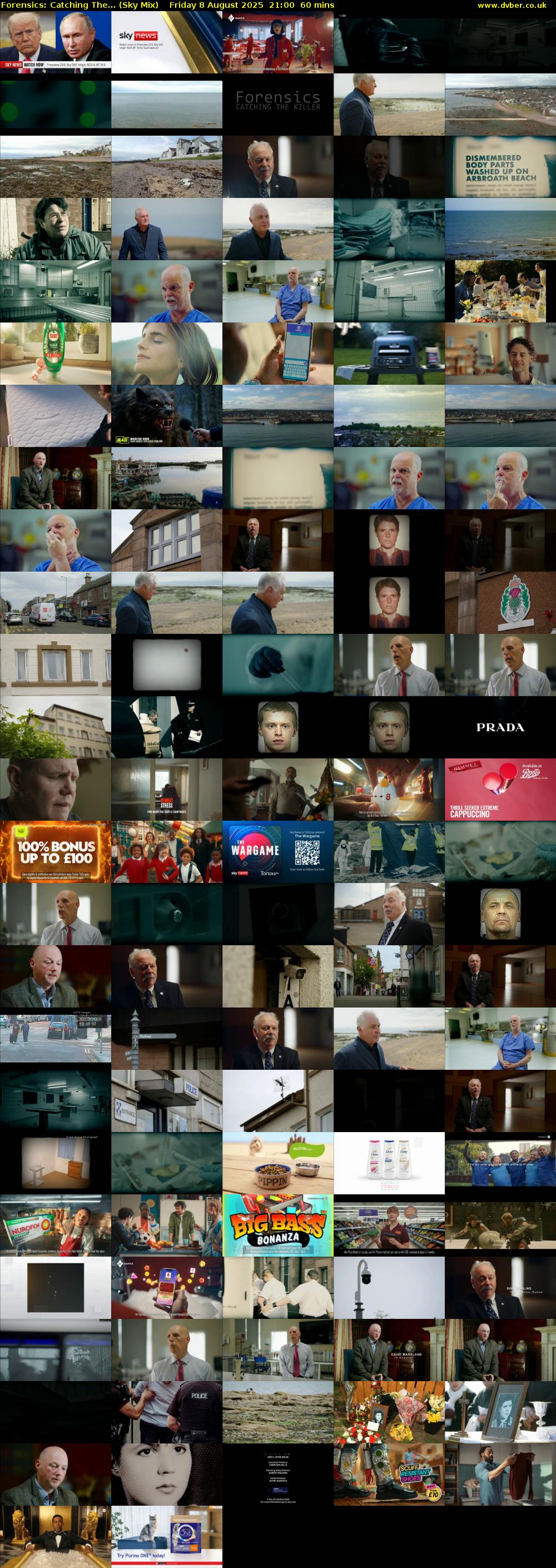 Forensics: Catching The... (Sky Mix) Friday 8 August 2025 21:00 - 22:00