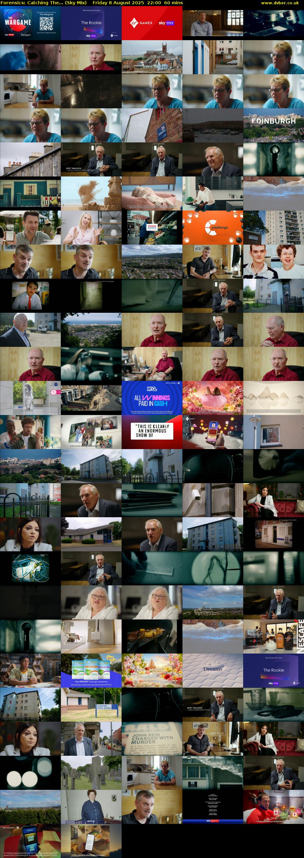 Forensics: Catching The... (Sky Mix) Friday 8 August 2025 22:00 - 23:00