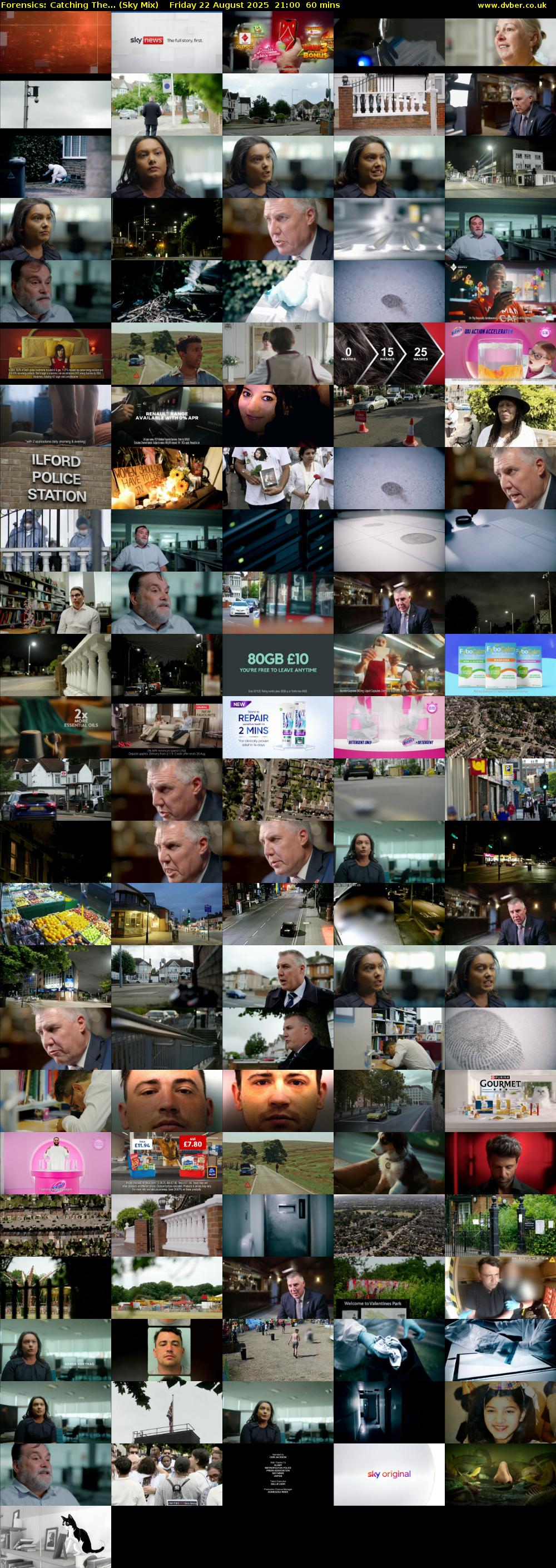 Forensics: Catching The... (Sky Mix) Friday 22 August 2025 21:00 - 22:00