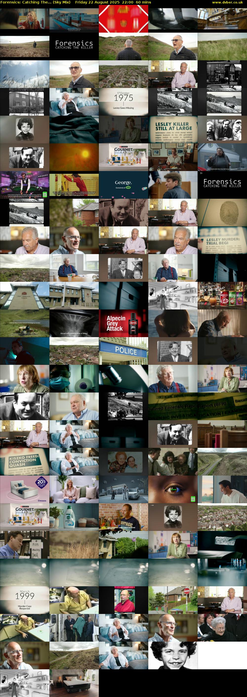Forensics: Catching The... (Sky Mix) Friday 22 August 2025 22:00 - 23:00
