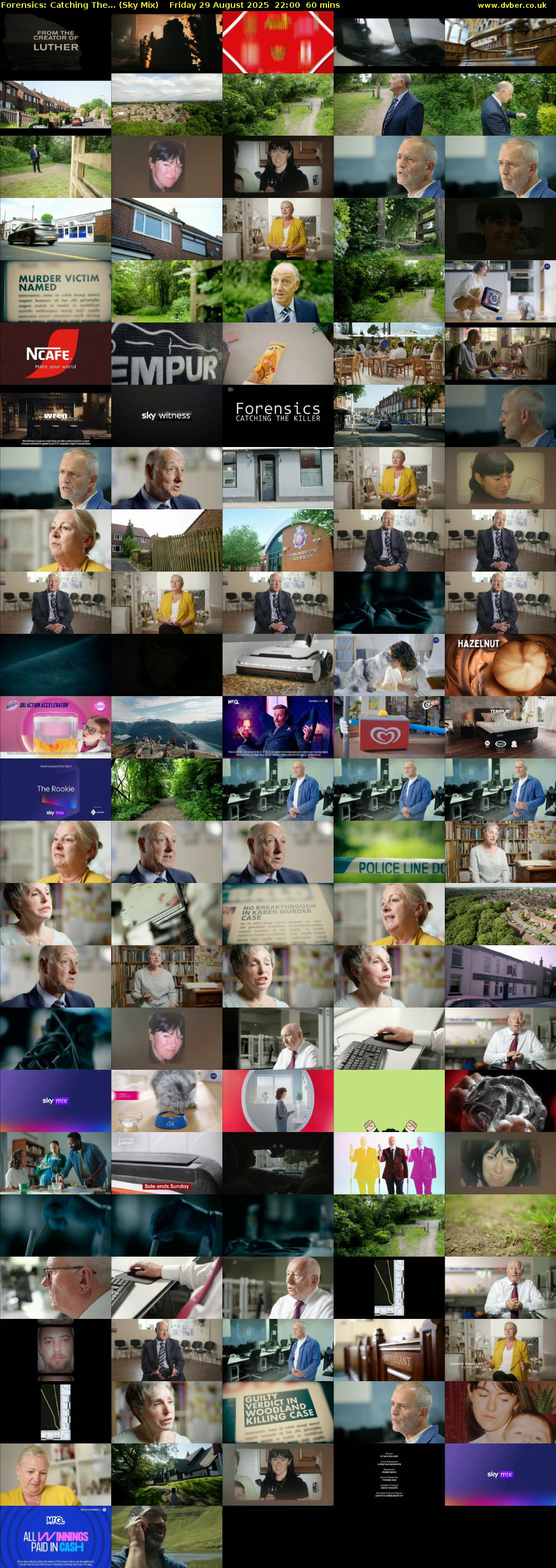 Forensics: Catching The... (Sky Mix) Friday 29 August 2025 22:00 - 23:00