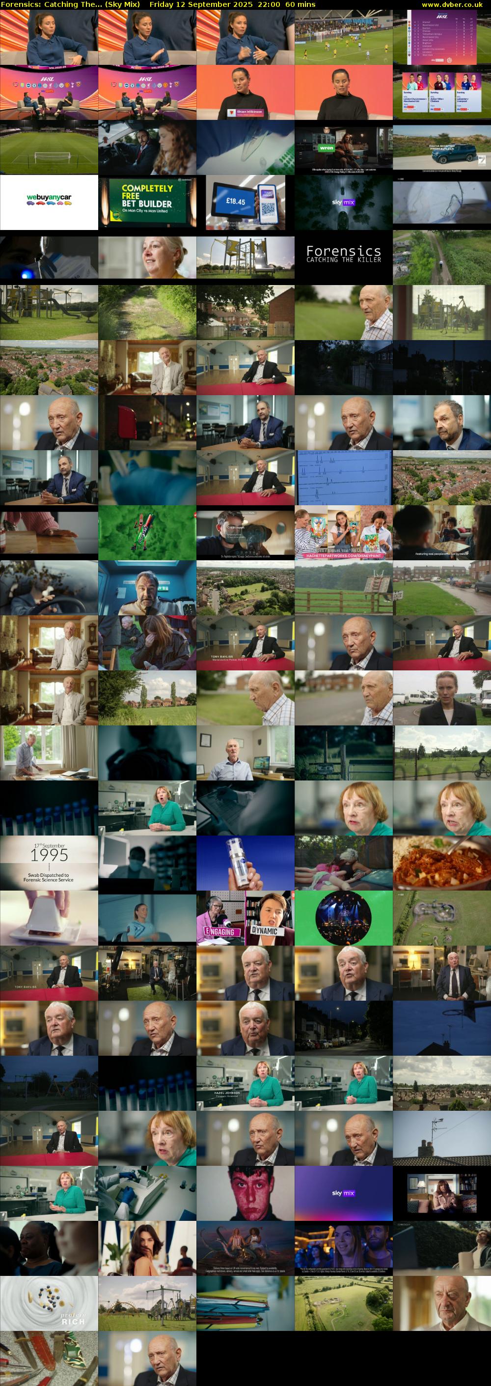 Forensics: Catching The... (Sky Mix) Friday 12 September 2025 22:00 - 23:00