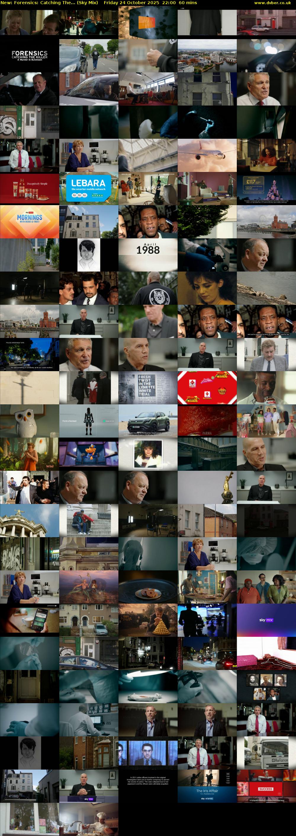 Forensics: Catching The... (Sky Mix) Friday 24 October 2025 22:00 - 23:00