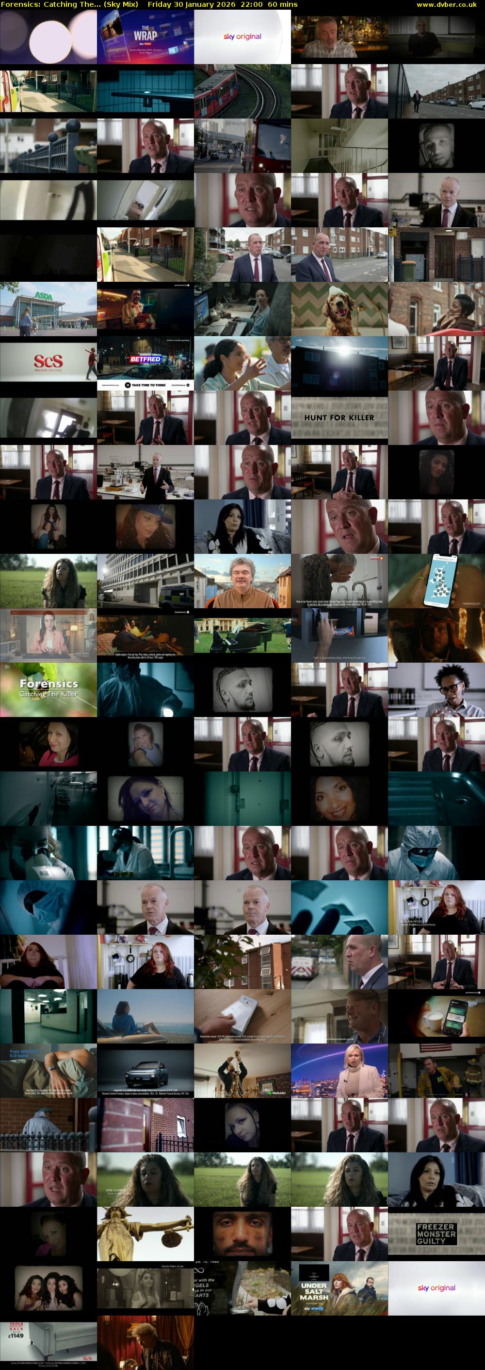 Forensics: Catching The... (Sky Mix) Friday 30 January 2026 22:00 - 23:00