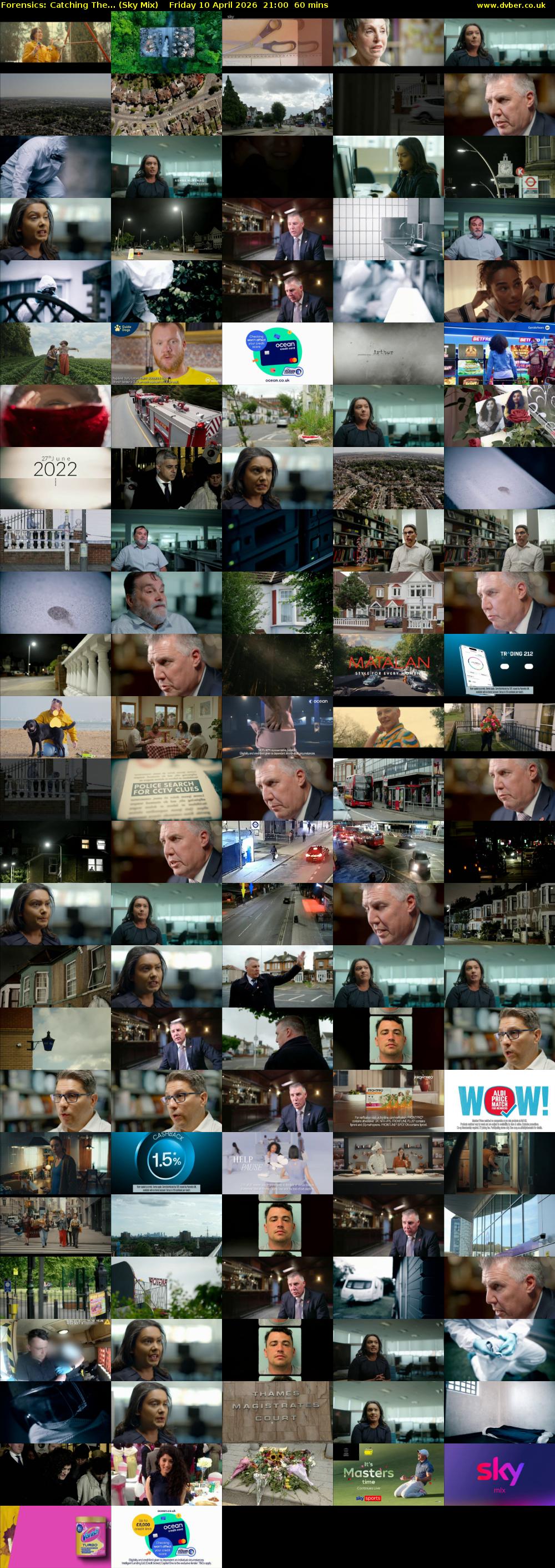 Forensics: Catching The... (Sky Mix) Friday 10 April 2026 21:00 - 22:00