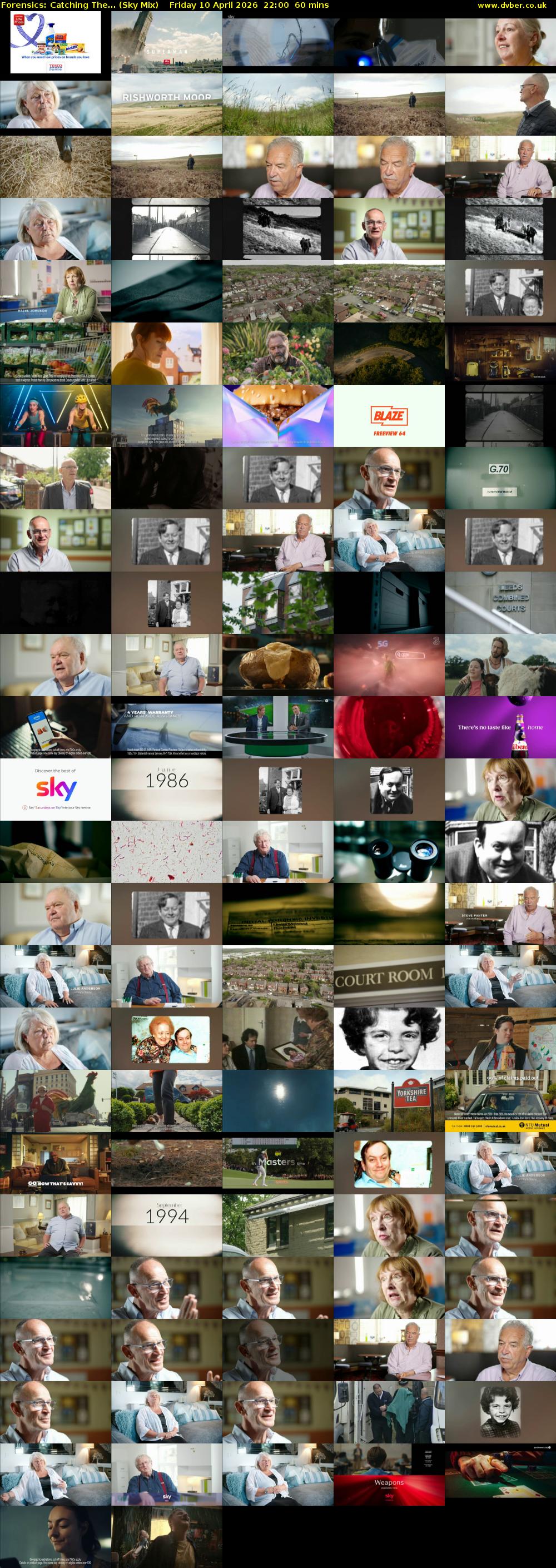 Forensics: Catching The... (Sky Mix) Friday 10 April 2026 22:00 - 23:00
