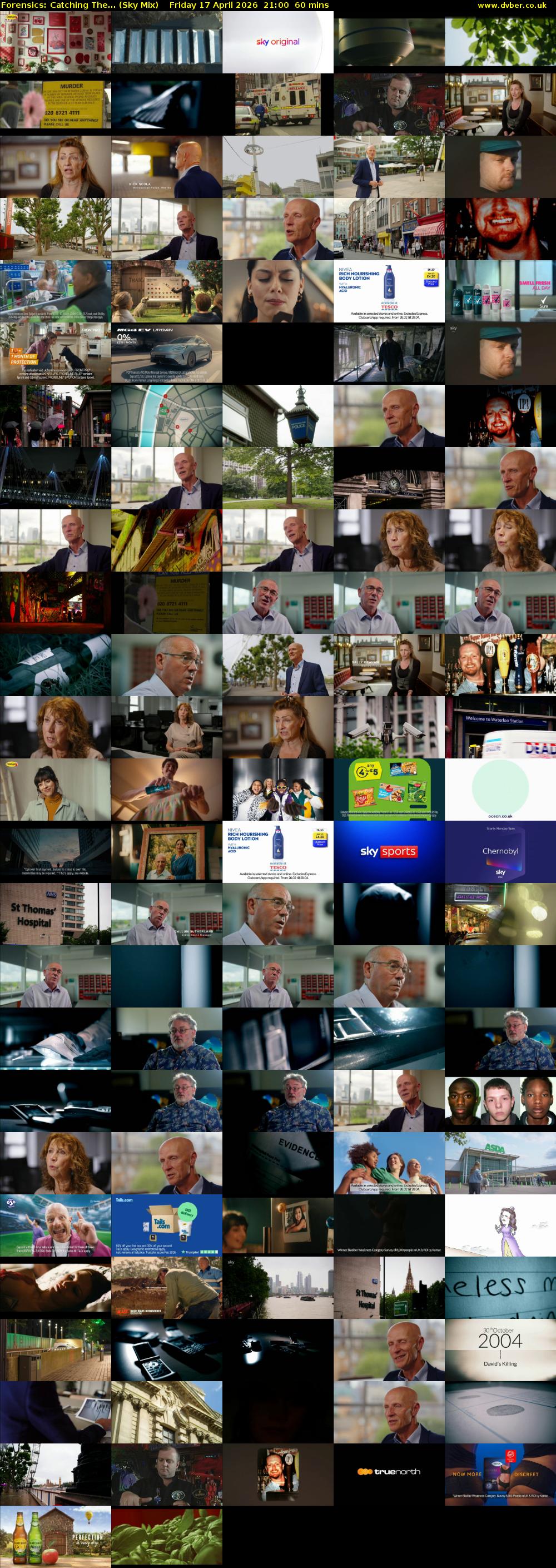 Forensics: Catching The... (Sky Mix) Friday 17 April 2026 21:00 - 22:00