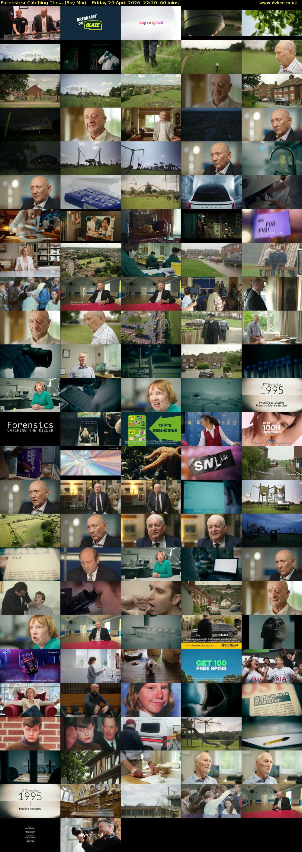 Forensics: Catching The... (Sky Mix) Friday 24 April 2026 22:20 - 23:20