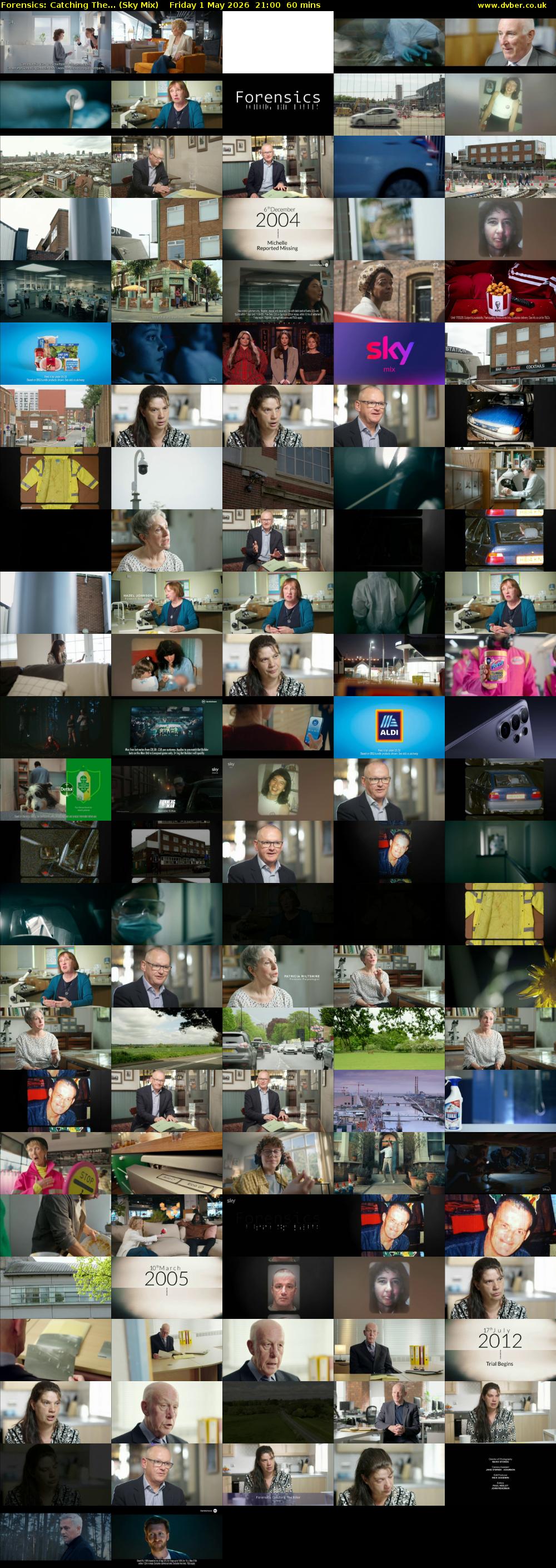 Forensics: Catching The... (Sky Mix) Friday 1 May 2026 21:00 - 22:00