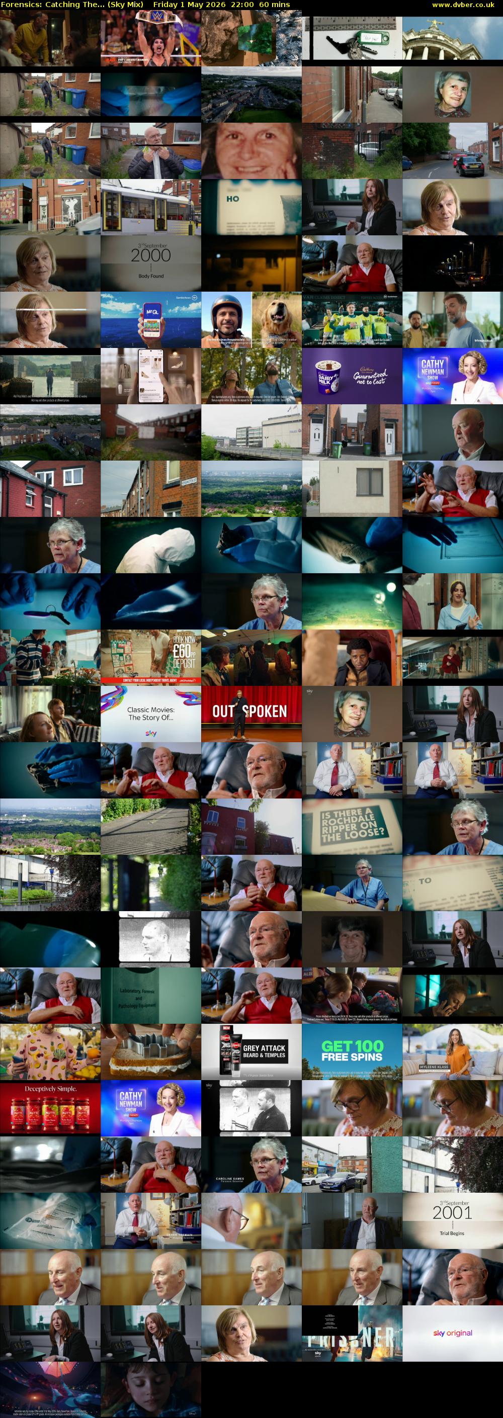 Forensics: Catching The... (Sky Mix) Friday 1 May 2026 22:00 - 23:00