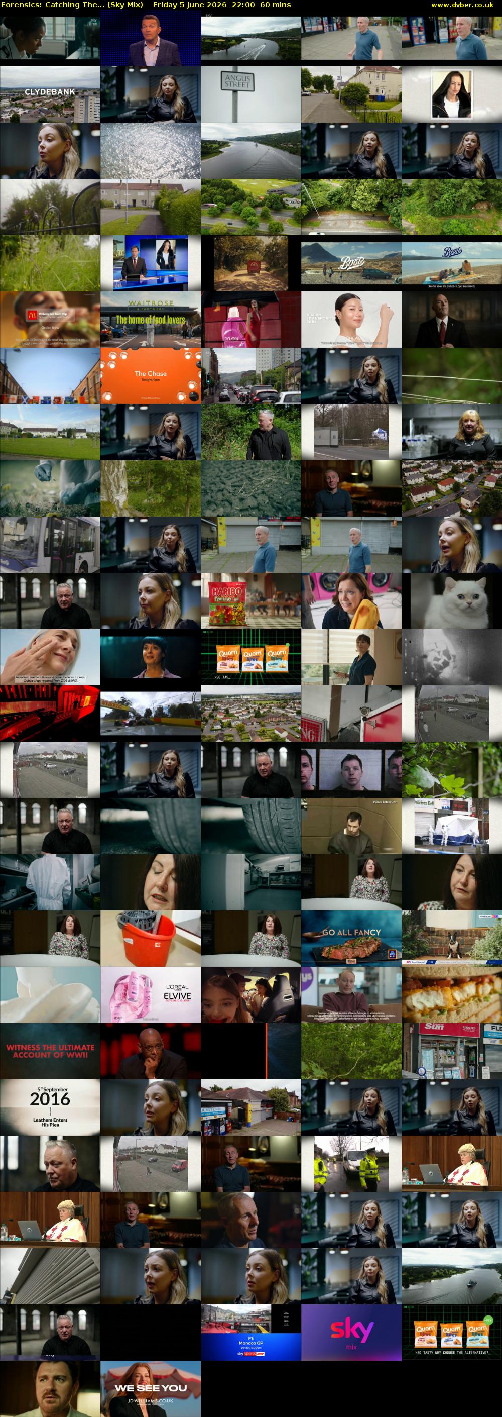 Forensics: Catching The... (Sky Mix) Friday 5 June 2026 22:00 - 23:00