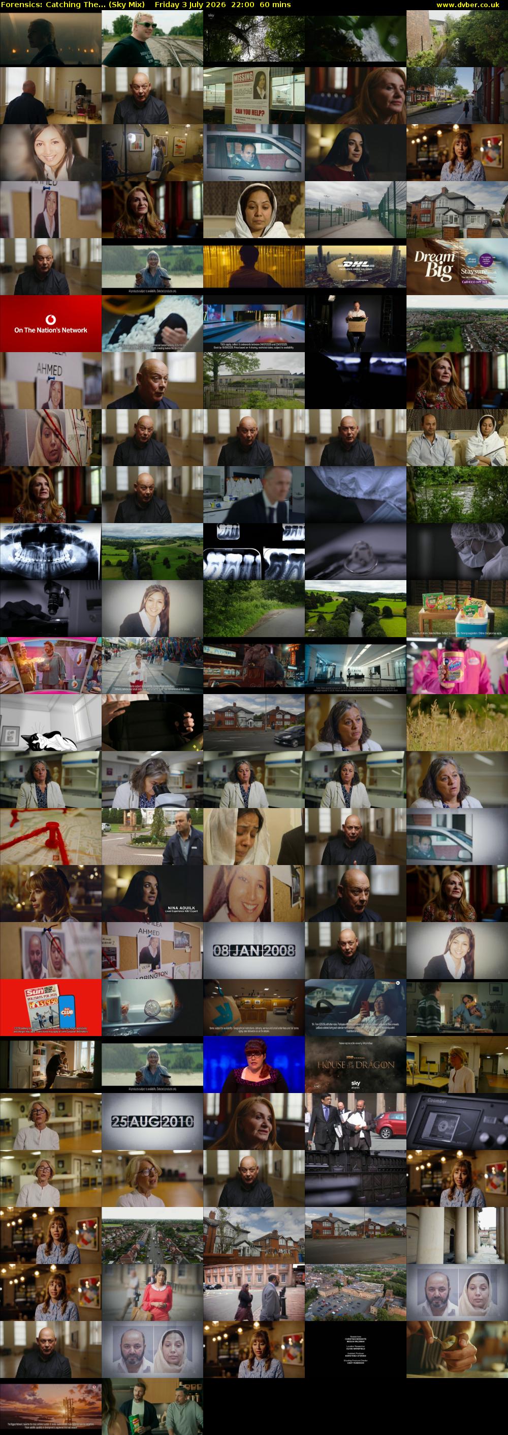Forensics: Catching The... (Sky Mix) Friday 3 July 2026 22:00 - 23:00