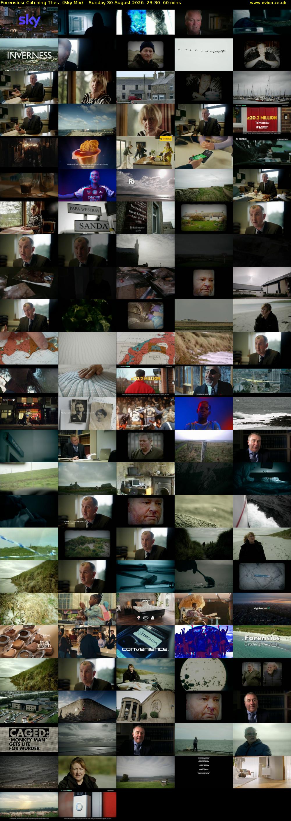 Forensics: Catching The... (Sky Mix) Sunday 30 August 2026 23:30 - 00:30