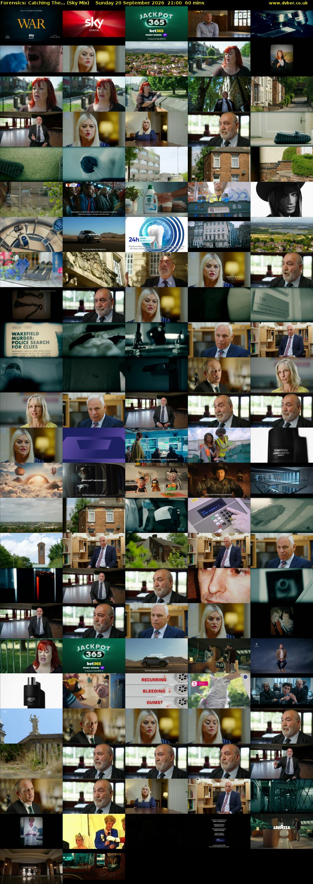 Forensics: Catching The... (Sky Mix) Sunday 20 September 2026 21:00 - 22:00