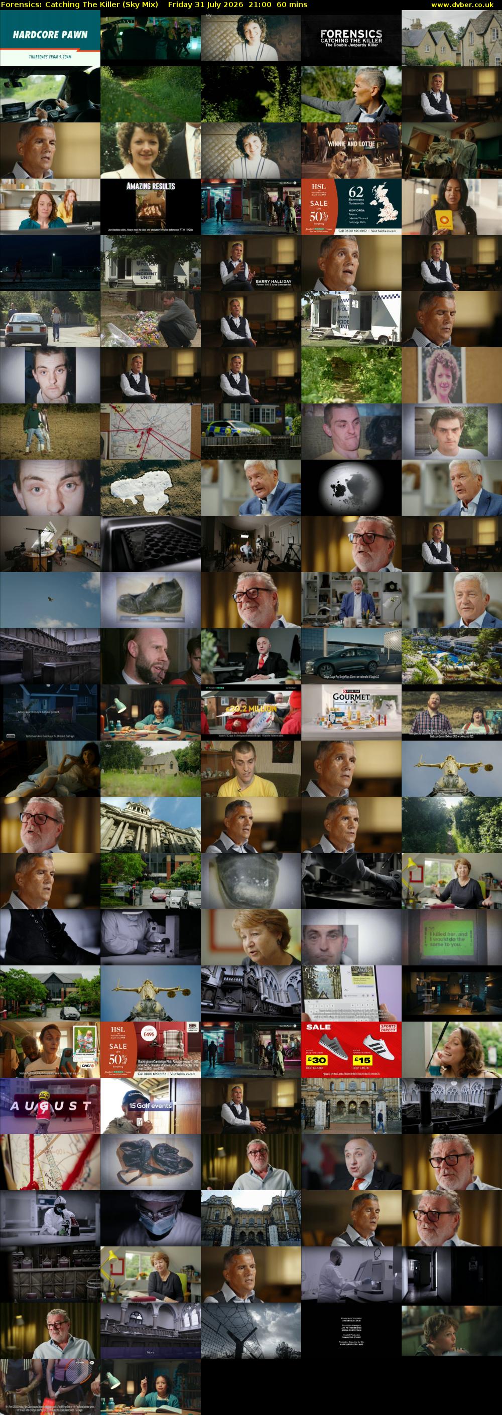 Forensics: Catching The Killer (Sky Mix) Friday 31 July 2026 21:00 - 22:00