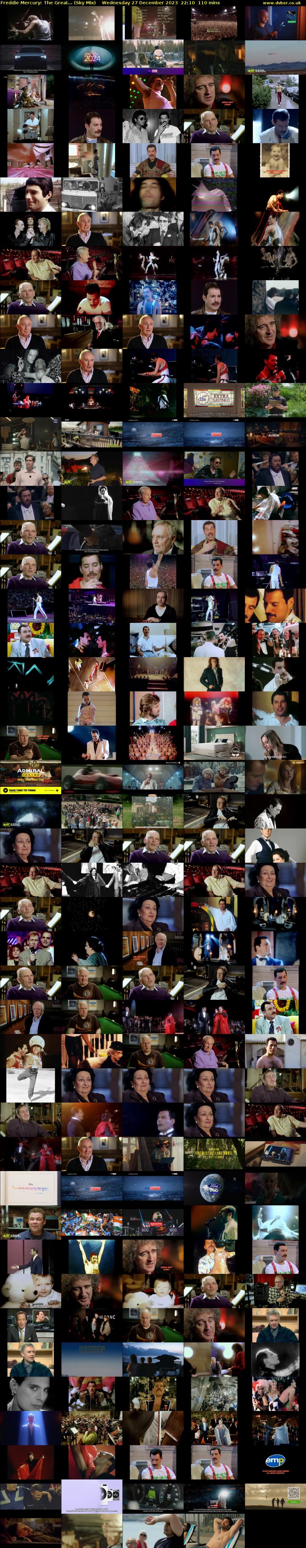 Freddie Mercury: The Great... (Sky Mix) Wednesday 27 December 2023 22:10 - 00:00