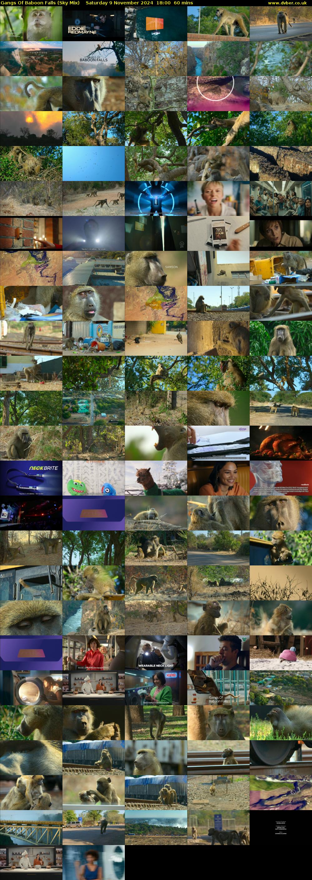 Gangs Of Baboon Falls (Sky Mix) Saturday 9 November 2024 18:00 - 19:00