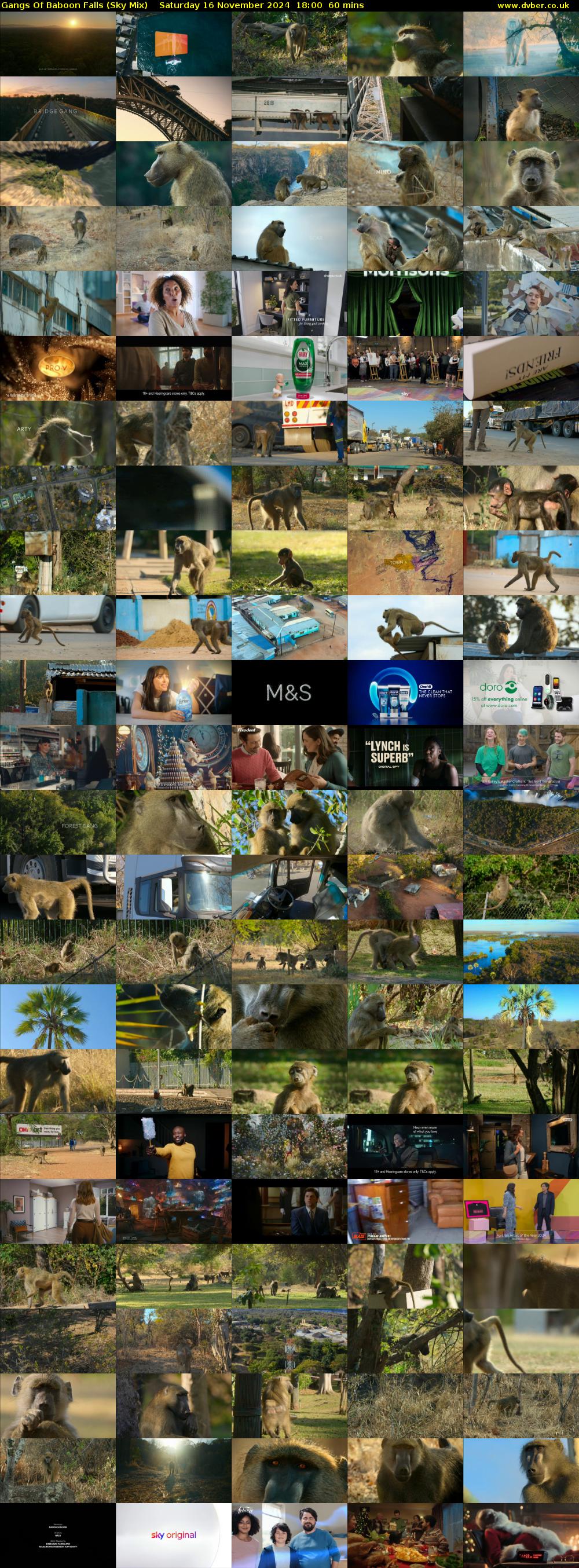 Gangs Of Baboon Falls (Sky Mix) Saturday 16 November 2024 18:00 - 19:00